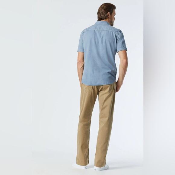 NWT Mavi Max Wide Leg Khaki Pants British Khaki Twill Size 33 x 34 - Picture 3 of 9